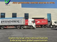 Materiais geotécnicos Jianyi exportados para a África