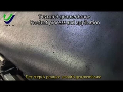 Geomembrana rugosa de superfície