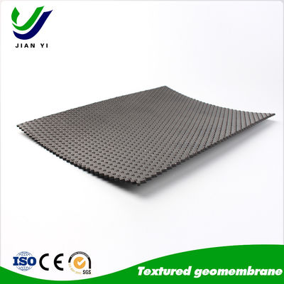 Qualidade  UV Resistant Textured HDPE Geomembrane with High Friction Surface for 6m-8m Width Applications fábrica