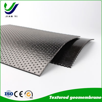 Qualidade  6m-8m Wide UV Resistant High Friction HDPE Textured Geomembrane Liner for Slope and Anti-Seepage Projects fábrica