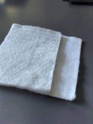 Tecido de drenagem de geotextil de fibras longas para pistas ferroviárias e aeroportuárias