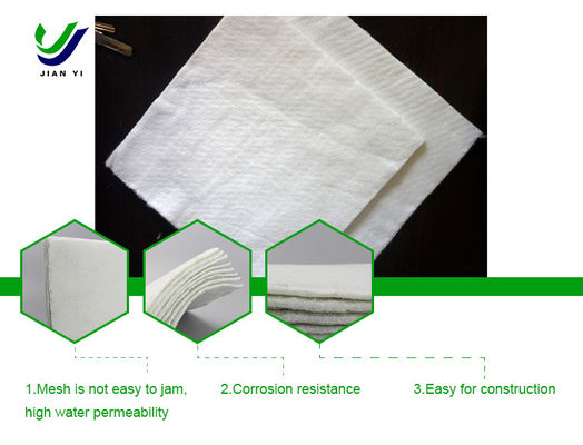 Geomembrana de Fibra Cortada Econômica com Excelente Antissepsia e Boa Resistência à Tração para Construção e Aquicultura