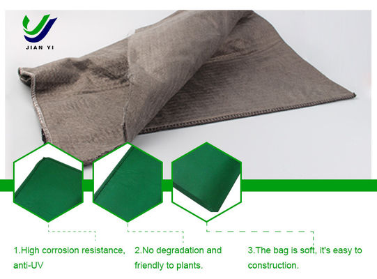 Proteção do Ambiente Saco Geotextil 10 KN/M Para Projetos de Conservação da Água