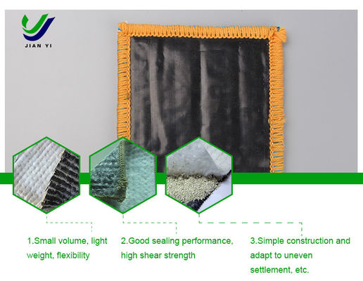 GCL Bentonite Waterproof Blanket Para Soluções Anti-Seepage