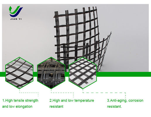 Geogrid de fibra de vidro de piso ferroviário com resistência a baixas temperaturas