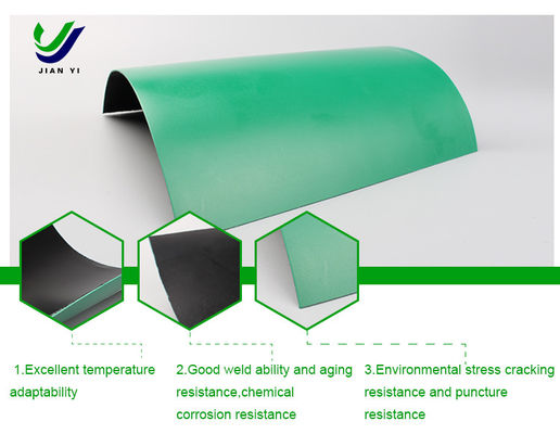 Geomembrana de alta resistência de HDPE 0,939 g/cm3 para rejeitos, lagoas e aterros sanitários
