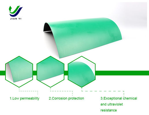 Alta impermeabilidade HDPE Geomembrana lisa resistente à corrosão para aterros sanitários