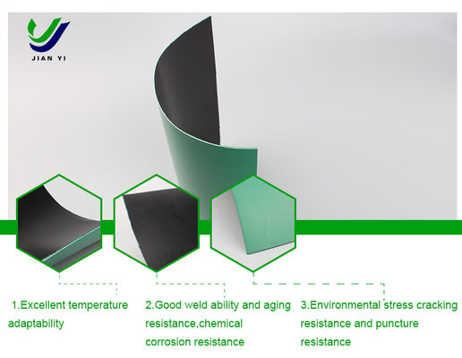 Folhas de geomembrana de HDPE anti-filtração 0,3 mm-3,0 mm para mineração