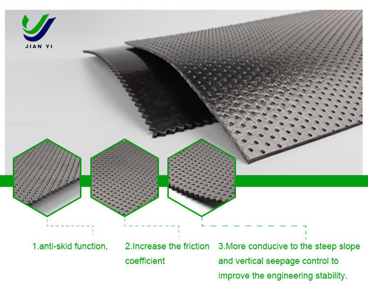 Geomembrana de HDPE bruto multiuso para aterros sanitários e armazenamento de rejeitos