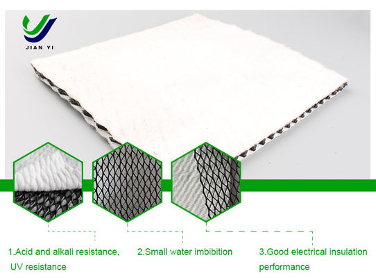 200 g/6,3 mm/200 g Geonet de drenagem para proteção antifiltração completa