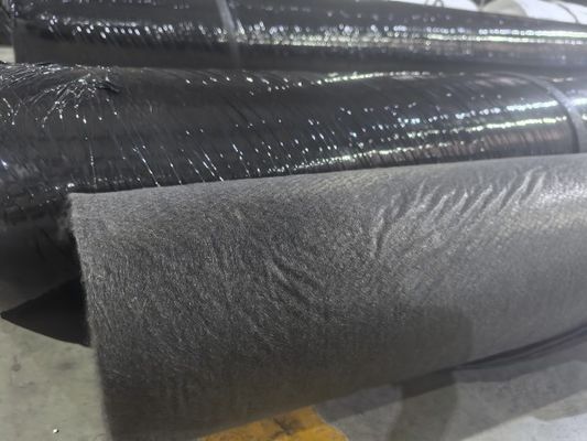 Geotextil de fibras longas pretas resistentes a ácidos e álcalis para protecção do ambiente