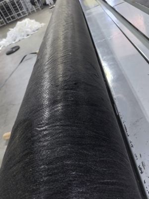 Tecido geotécnico de fibras longas pretas para estabilização do solo Estabilidade do solo Resistência à corrosão