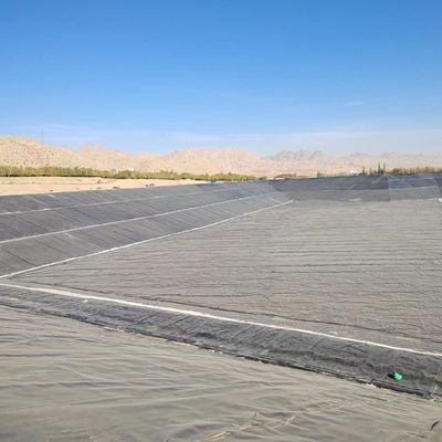Geomembrana de HDPE com excelente resistência química para controle eficaz de vazamento em aplicações de engenharia ambiental
