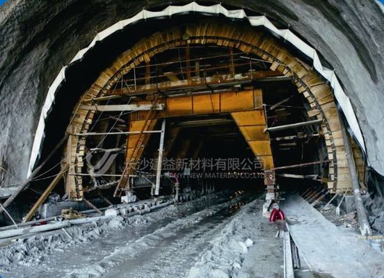 Estrato impermeável de revestimento de geomembrana de HDPE para construção de túneis e subterrâneos