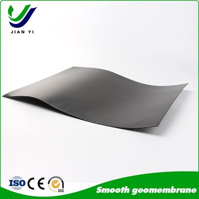 0.3-3.0mm Espessura de HDPE Geomembrana lisa Forro pesado para aterros sanitários Gestão de águas de mineração Largura 1m-9m Comprimento 30-100m