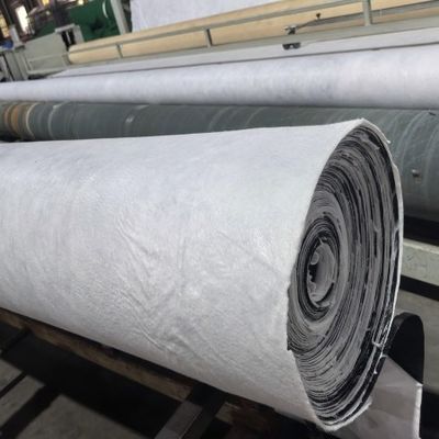 Geomembrana composta de alta resistência à tração com geotextil PE Film e método de instalação de soldagem EVA