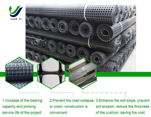 PP Biaxial Geogrid: Solução de reforço de solo de alto desempenho
