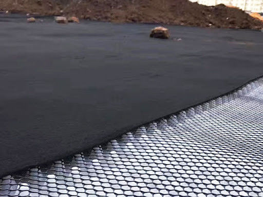 Resistência a altas temperaturas e resistência à corrosão Drenagem Geonet Resistente aos raios UV Para beira de estrada ou parede de túnel