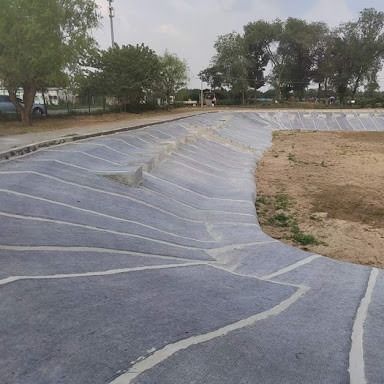 Solução de impermeabilização de cimento de 4 m de largura para projetos de aquicultura