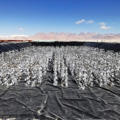 Geomembrana lisa de HDPE resistente a ácidos e álcalis, resistente a lágrimas para projeto de engenharia anti-filtração
