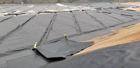 Excelente Resistência Química Geomembrana Limpa de HDPE para Gestão de Resíduos