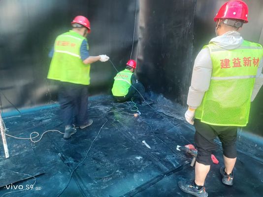 Geomembrana de resistência química superior anti-filtragem para lagoas de contenção de metais pesados