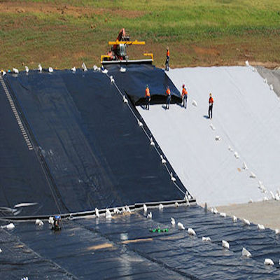 Fácil de Construção Depoimento Geomembrana texturizada e antiderrapante 1,0 mm-2,5 mm para aplicação Slop