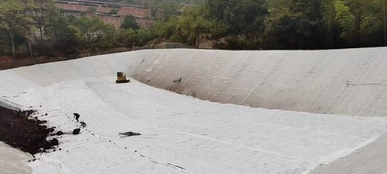 Tecido de filtragem de geotextil de fibras longas personalizável para filtragem e isolamento