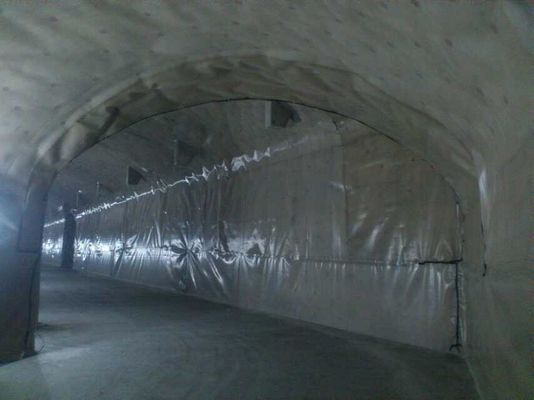 Geomembrana de polietileno HDPE de alta densidade para projeto anti-escorrência de túneis