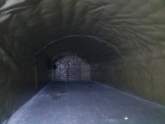 Geomembrana de polietileno HDPE de alta densidade para projeto anti-escorrência de túneis