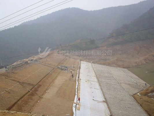 Força Geotextil de Fibras Esteladas para Engenharia Costeira Largura de 1 a 6 m