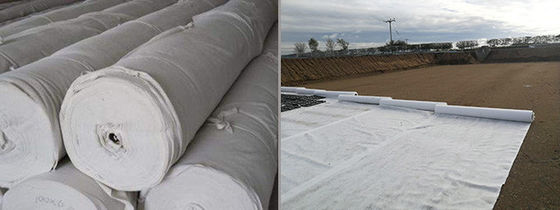 Construção rodoviária Geotextil não tecido Reforço durável com desempenho superior e comprimento de projeto de fibra longa 50m-200m
