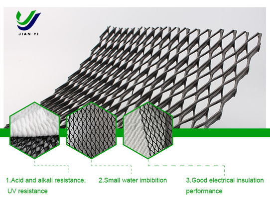 Drenagem Ótima Largura da rede de drenagem composta 3D 2m-6m Resistência à tração ≥ 16kN/m para gestão de águas subterrâneas da superfície