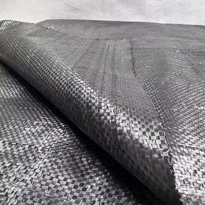 Excelente filtragem e drenagem Geotextil tecido de polipropileno preto