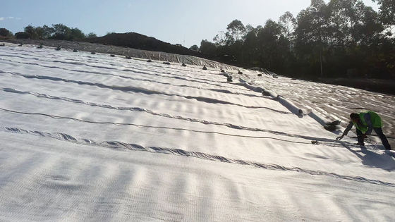 Geomembrana de Proteção Reforçada com Excelente Resistência a Ácidos e Álcalis Ideal para Projetos de Hidrometalurgia de Mineração