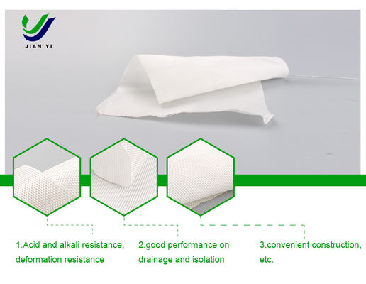 Tecido geotextil de alta resistência à tração para projetos de reforço, reforço e filtragem