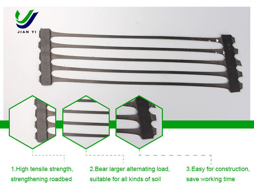 Geogrelha Uniaxial com Alta Resistência à Tração e Resistência UV para Forte Capacidade de Carga em Reforço de Subleito de Estradas e Ferrovias