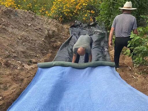 Cobertura de cimento cortável leve de 4 m de largura para projetos hidráulicos e de construção