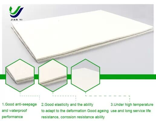 Membrana Geocomposta de HDPE de 0,2 mm-1,0 mm de espessura com configurações 1G1M e 2G1M para projeto anti-infiltração